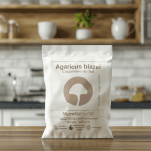 Cogumelo do sol (Agaricus Blazei) – 120 Cápsulas 450 mg