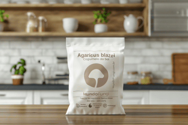 Cogumelo do sol (Agaricus Blazei) – 120 Cápsulas 450 mg