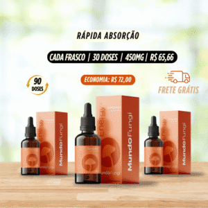 Kit 3 Energy+ (Extrato Concentrado de Cordyceps Militaris)