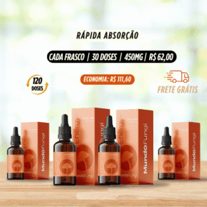 Kit 4 Energy+ (Extrato Concentrado de Cordyceps Militaris)