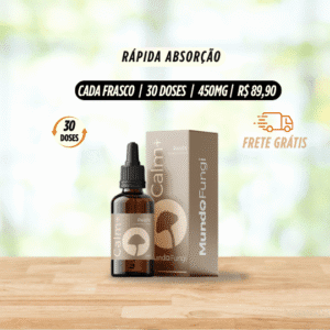 Calm+ Extrato Reishi | Equilíbrio Calma e Qualidade de Sono
