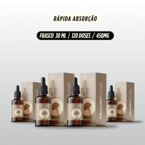 04 Calm+ Extrato Reishi | Equilíbrio Calma e Qualidade de Sono